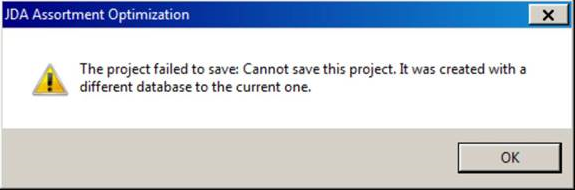 When the project failed