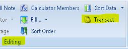 transact button