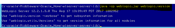 weblogic-how-to-check-oracle-weblogic-version